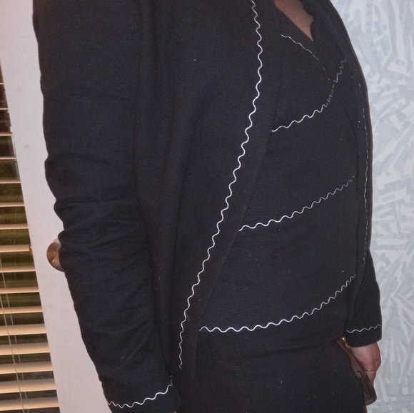 Designer, vintage, Carlisle, Women's three piece suit, size 12, color black - Picture 3 of 6